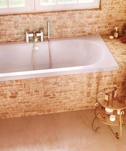 VERDE Double ended bath The Verde bath has a rounded, softer internal shape.