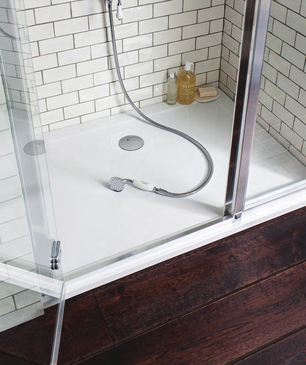 TRAYS SHOWERING The Zamori 35mm high shower tray range is the most extensive available. With over 60 models to chose from, you are guaranteed to find one to fit the space available in your bathroom.