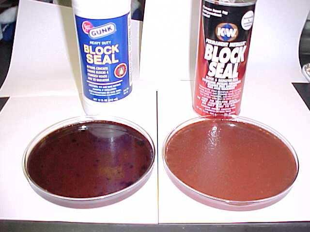 Gunk vs. Block Seal Poured Equal Amounts 36 Hours Later!