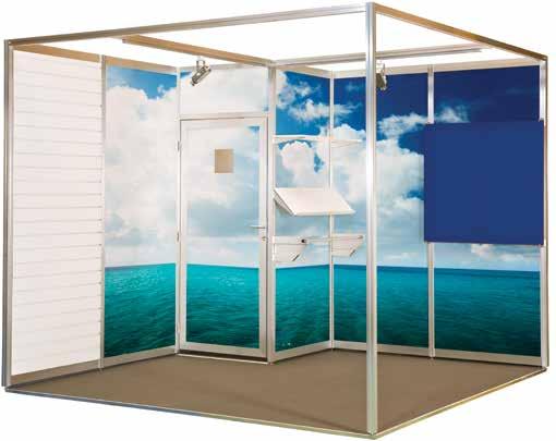 Stand out from the crowd Why not go one step further and totally revitalise the look of your stand with fully integrated printed panels, printed direct from your own creative artwork.