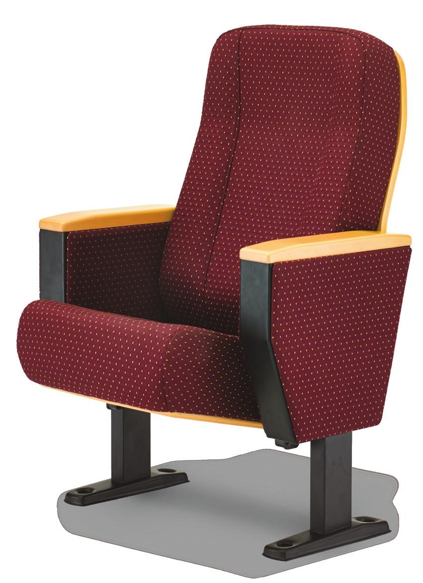 FIXED AUDIENCE ING PARIS The PARIS is a comfortable yet functional seat