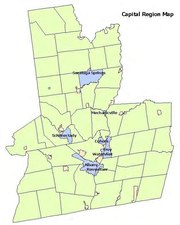Capital District Context 800,000 78 Municipalities Numerous