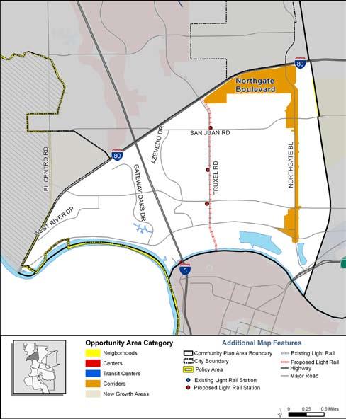 SOUTH NATOMAS COMMUNITY PLAN Opportunity Areas This section includes information about the opportunity area in the South Natomas Community Plan Area (Table SN-1).