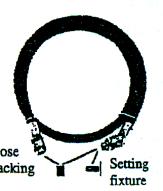 b) Charge hose (pressure resistant fluorocarbon hose) and sealing ring Thickness 1/48, multiple lengths available Hose with the pressure resistance property higher than 5.