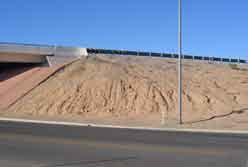 Aesthetic Alternatives to NDOT Design Standards Existing Practice 1.1 Embankment Slope Existing Practice Slope has a layback of 2H:1V. Aesthetic Issues Steep slope creates erosion potential.