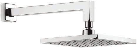 00 Planet 200mm square fixed head with 200mm ceiling arm, HP1 MBPSAF20 65.