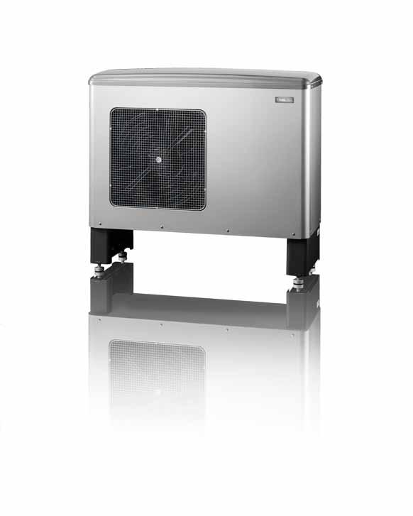 NIBE F2026 air/water heat pump fresh air s free. Efficient scroll compressor that operates at temperatures down to -20 C. Automatic 2-step capacity regulator for the fan (not 6kW).
