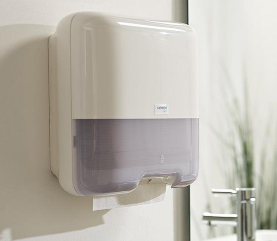 PAPER TOWELS AND ROLLER TOWELS Where electric hand dryers are not an option, we can offer managed paper towel dispensers and roller towels.