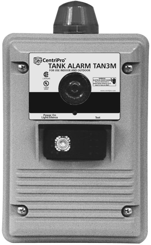 TAN3M (XT Alarm System) The Tank Alert XT can be used as a high level alarm in lift chambers, sump pump basins and holding tanks. UL Listed (for indoor and outdoor use) and CSA Certified.