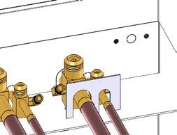) Figure 11 Figure 12 Clean ends of tubing Wet rag heat shield over valves Refrigerant piping 1.