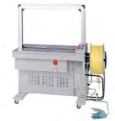 Stretch Strapping Wrap Machinery GPA101 Automatic Strapping Machine Made in Taiwan Arch Size - 850 W X 600 H Rugged and reliable design and construction Speed 30 straps per minute Models available