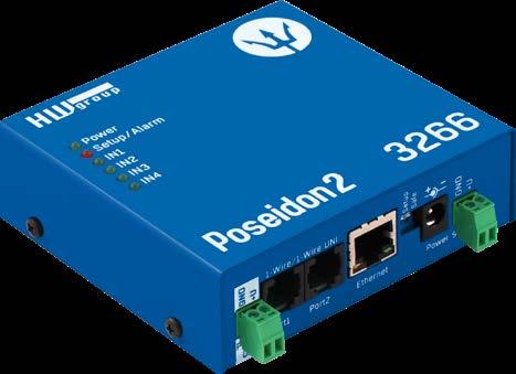 Poseidon 346 Poseidon 366 4 4 Remote monitoring and control for industrial applications with 30 V / 6 A relay outputs.
