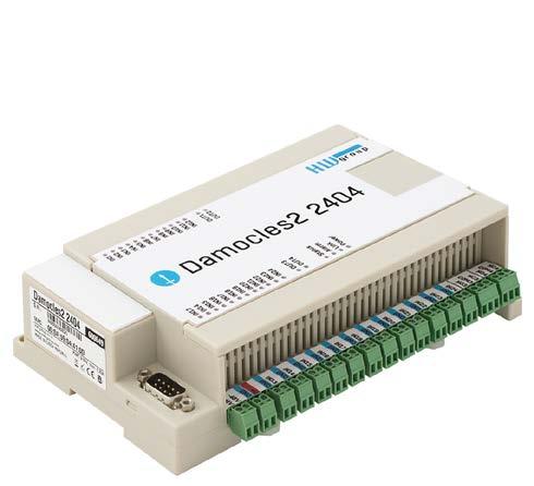 Devices Damocles 404 Damocles MINI 4 4 4 Secure industrial I/O device with PoE and Telco -4 V power options.