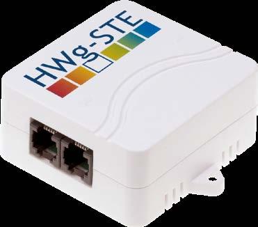 Devices STE HWg-STE 3 WiFi and Ethernet temperature and humidity sensor with digital inputs.