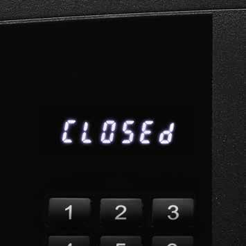 4 Keypad Display Locking mechanism Locking system Power Cabinet colour ADA-compliant rubber keypad LEDcolour display; 4-digit guest code;