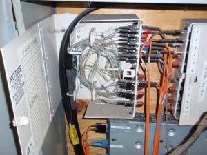They are all terminated in the same Fiber Optic Termination Unit.