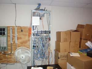 The building telecommunications space is inadequate and there are limited pathways to serve the building.