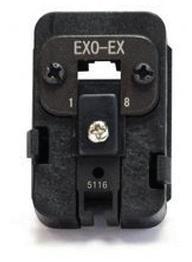 BLACK EXO-EX DIE Black EXO-EX Die For Crimp Frame P/N 100071C EZRJ45DIE Black The patented EXO-EX Die is used with the EXO Crimp Frame to terminate ezex RJ45 connectors (typically used in Cat6 and