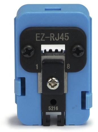 BLUE EXO-EX DIE Blue EXO-EX Die For Crimp Frame P/N 100072C EZRJ45DIE Blue The patented EZ-RJ45 Die is used with the EXO Crimp Frame to terminate EZ-RJ45 connectors.