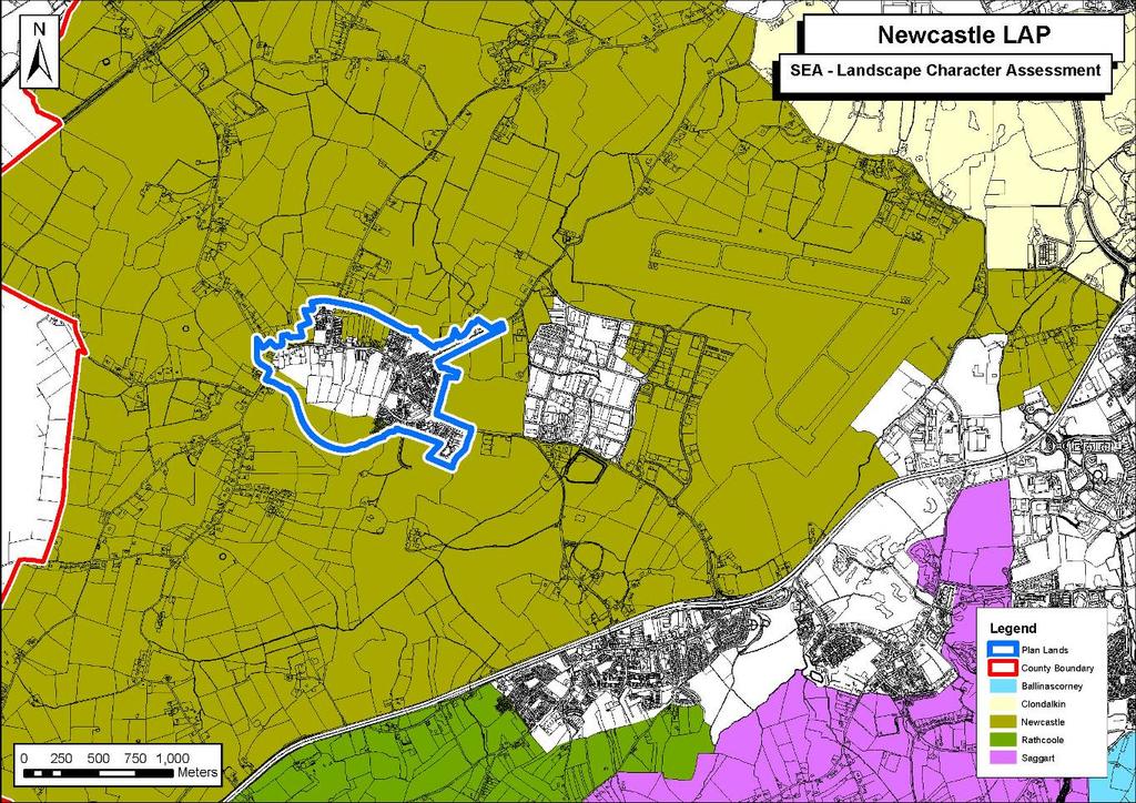 Environmental Report of the Proposed Newcastle Local Area Plan 2012-2018 SEA Ecological connectivity could not be provided, resulting in further habitat fragmentation through the removal of hedgerows