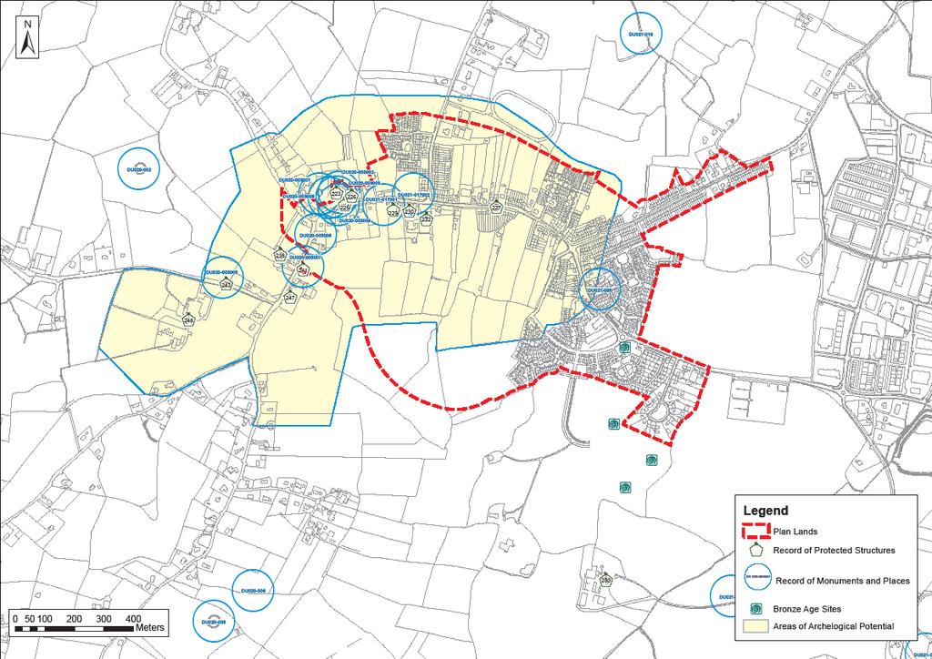 Environmental Report of the Proposed Newcastle Local Area Plan 2012-2018 SEA Fig 3.13 Newcastle LAP Built Heritage 3.9.