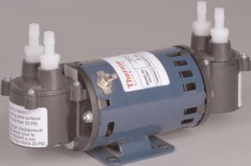 Thermo Scientific Air Cadet Vacuum/Pressure Pumps Air Cadet Vacuum Pumps Features A B C Compact size makes pumps ideal for portable applications.