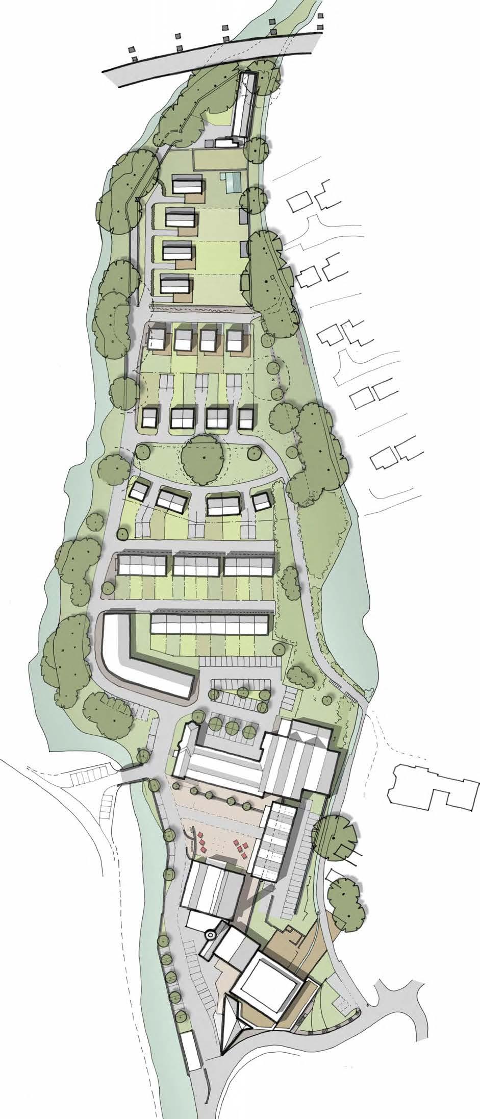 Stowford Mill, Ivybridge Illustrative Masterplan N 1 1 Farm (Refurbishment) Convert existing into: 1 no 6 bed, 2 storey dwelling 1 no 1 bed single storey annex for Guest House & Leisure (Class Use