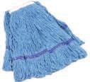 Mops - Wet Looped End Synthetic Blend Mop Heads-Narrow Band 4-ply blend coloured yarn 1 1/4 headband Mops are