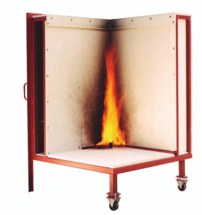 Heat smoke release rates are calculated physical characteristics are assessed by observation.
