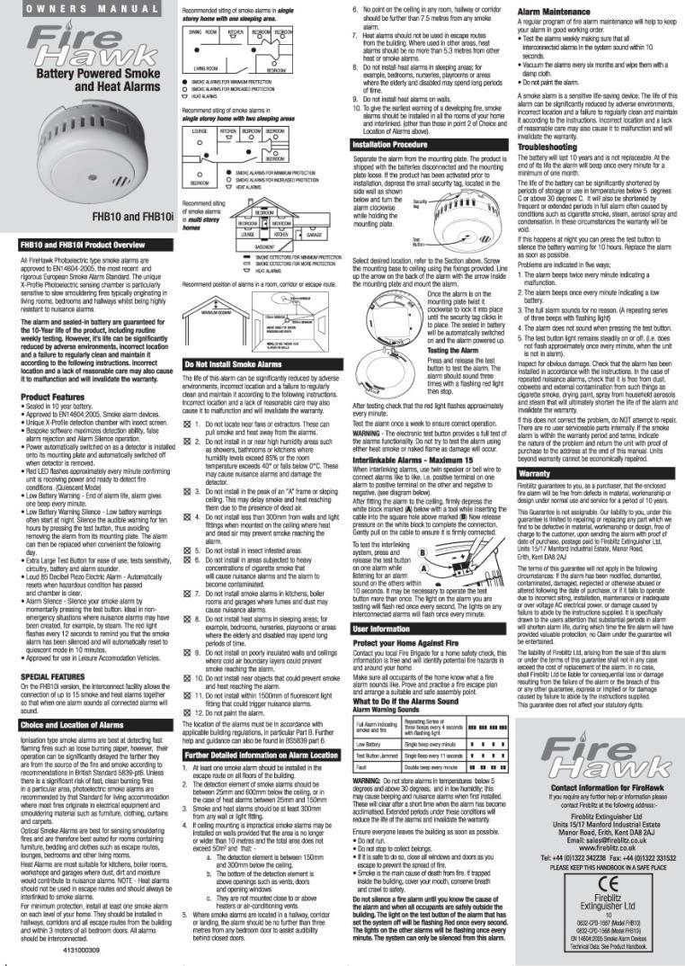 User Manual The overriding instruction is to ALWAYS follow the manufacturers guidance.