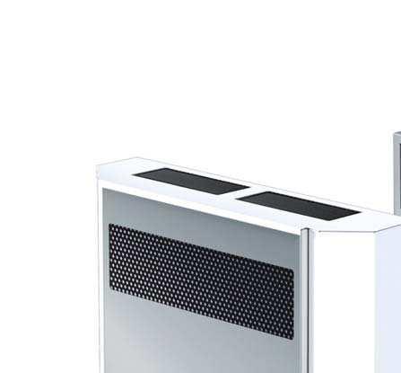 Due to EC technologies the single room air handling unit with heat recovery is featured with low energy demand.