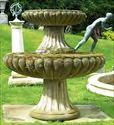 Lot #225: SANDSTONE FOUNTAIN 57 x 54 in. Christie's lot #419, $19,390.56. Provenance: Chateau D'Arnac, Beaulieu-sur- Dordogne, France. *This lot may be viewed at The Estimate: $ 3000.00 - $ 6000.