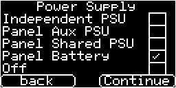 The integral battery back-up power supply uses standard off-the shelf NiMH AA sized batteries.