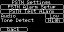 For this scenario, PSTN test call support has been added to the IRIS Touch 440R and this can be configured via the touch screen menus.