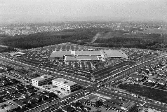 Background 1956: Developed as first auto-oriented shopping centre in Vancouver.