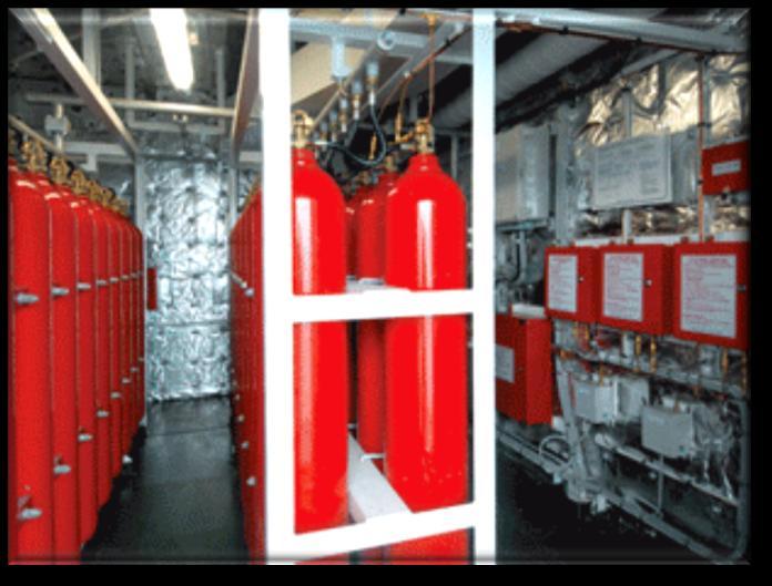 Description - Suitable for extinguishing in closed spaces like engine rooms, auxiliary rooms, cargoholds, etc.