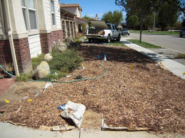 Important: Submit 3-4 photos of the excavated rain garden before the soil mix is added.