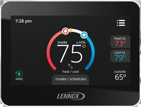 FEATURES CONTROLS (continued) ComfortSense 700 Touchscreen Thermostat Electronic 7-day, universal, multi-stage, programmable, touchscreen thermostat. Heat/ Cool. Auto-changeover.