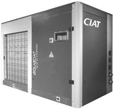 protocol (standard) LonWorks protocol (option) RELAY BARD (PTIN) Available outputs: - Water flow fault - Anti-freeze fault - Pump fault - Fan fault - High and low pressure fault - Compressor safety