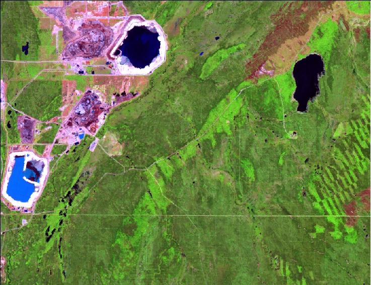 Muskeg River and Shell Jackpine (2005) Landsat-5