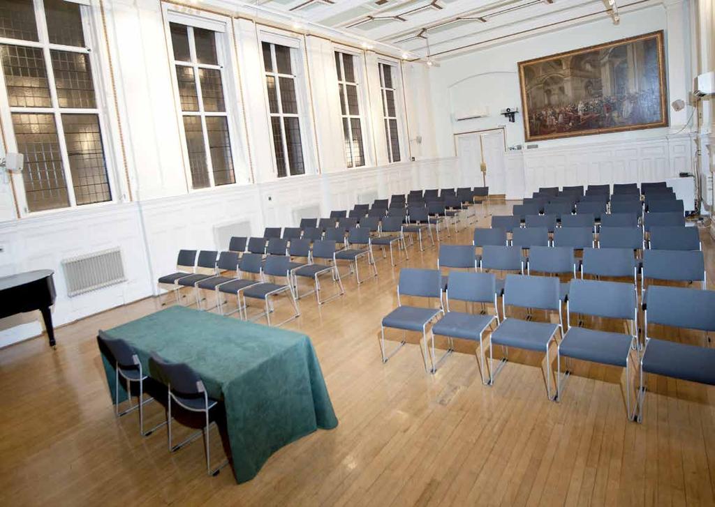 Large Room BRIDEWELL HALL The Bridewell Hall is an elegant high-ceilinged space with large windows