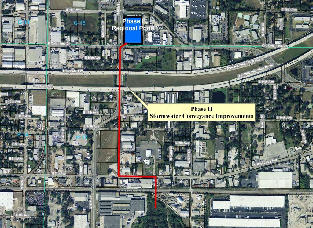43 rd Street Outfall PH III Regional Drainage Improvement Flooding Relief FY2015 Estimated cost: $4.1M (City Share $2.