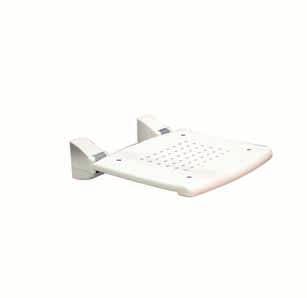 Modulo Folding Shower Seat - with backrest, arms and legs The wall mounted Modulo shower seat is an innovative design that allows ultimate flexibility when it comes to where you want the seat,
