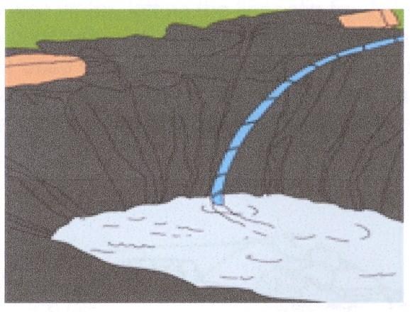 Page 12 BUTYL PRODUCTS LIMITED 7. Fill the pond with water, letting the liner slip freely into the excavation and mould to the contours of the pond without stretching.