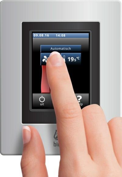 Due to the fact the SensAir s intelligent software is integrated, once the device is installed, it may also function without the b-touch being connected.