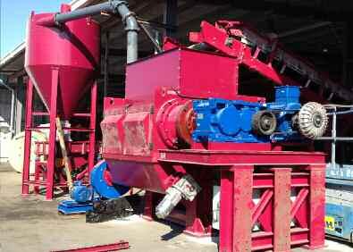 Application The single rotor shredders Promeco KR have been successfully used for