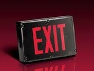 SEVERE TM XV & XVE SERIES Nema 4X, Vandal Resistant and Harsh Environment Exit Sign FEATURES Construction Nema-4X certified for wall or ceiling mount Frame: Polyvinyl Chloride enclosure, fully