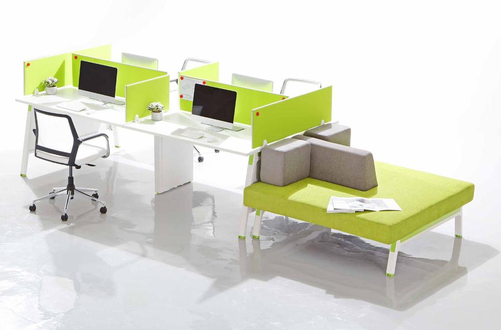 Colours Creativity and innovation unleashed We introduce Colours a new creative, innovative, simple, practical and functional office workstation.