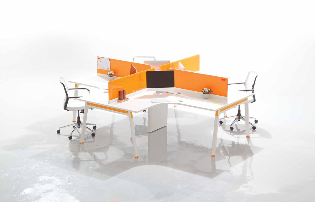 Colours L Colours L Workstations are supposed to promote productivity and vitality. The days of dull and monotonous workspaces are long gone.
