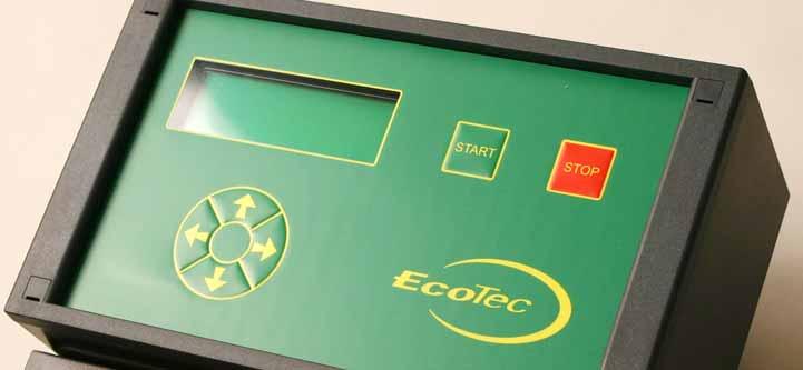 EASY TO MANAGE EASY TO MANAGE Pellet burners from EcoTec are designed in line with the main principles we are accustomed to for oil-fired heating.